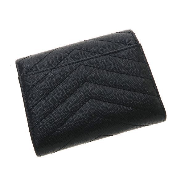 Saint Laurent Paris Monogram Compact Threefold Wallet