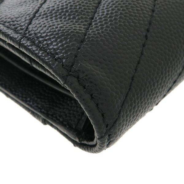 Saint Laurent Paris Monogram Compact Threefold Wallet