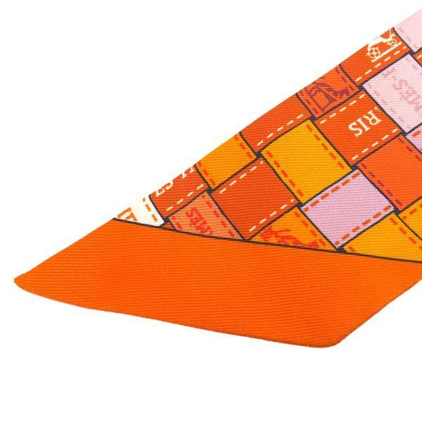 Hermes Twilly Silk Orange