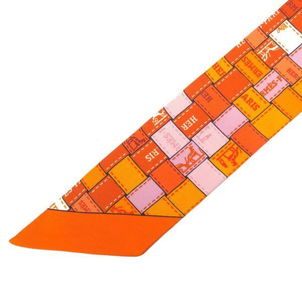 Hermes Twilly Silk Orange