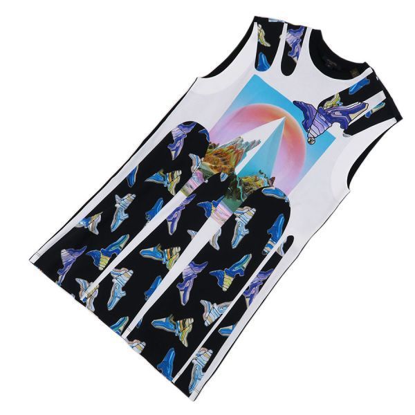 Louis Vuitton Dress Leather Cotton