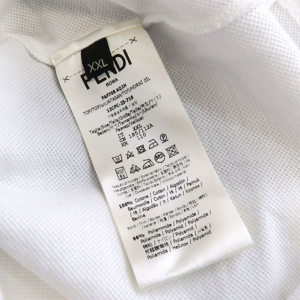 Fendi Polo Shirt Nylon Cotton