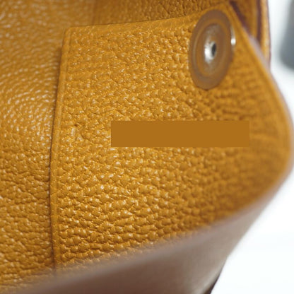 Hermes Calvi Duo Coin Case Manufactured in Leather Beige