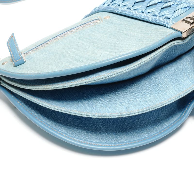 Dior Shoulder Bag Denim a Dos Mid It Corset