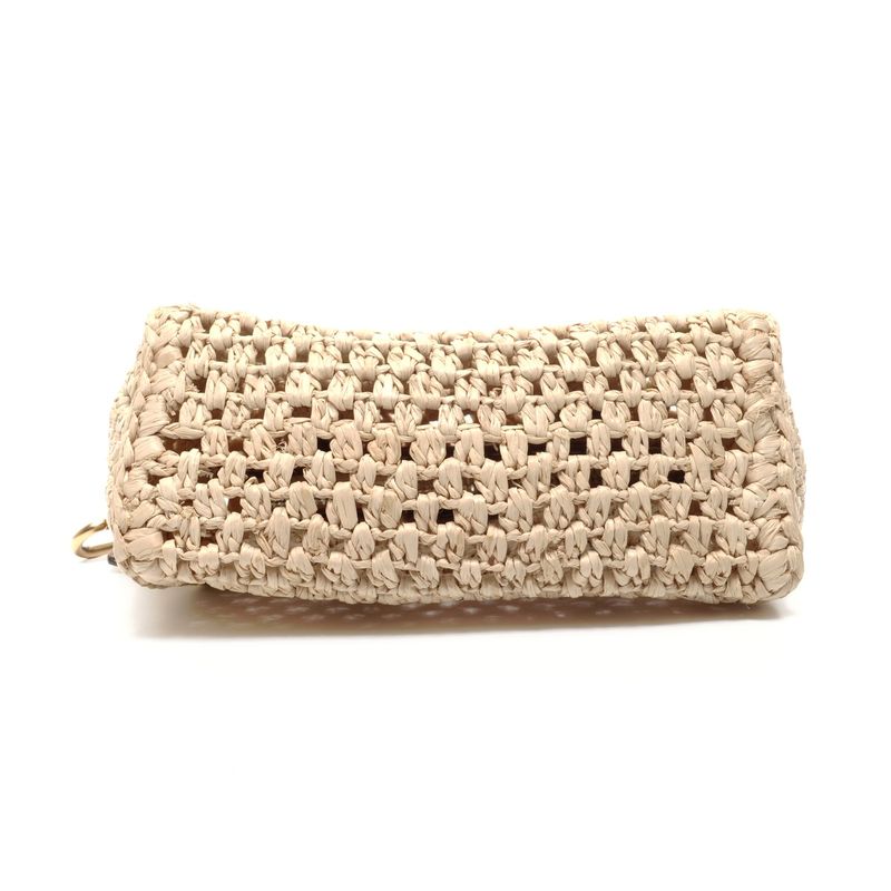 Louis Vuitton Shoulder Bag Nano Speedy Natural Tan Raffia