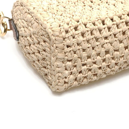 Louis Vuitton Shoulder Bag Nano Speedy Natural Tan Raffia