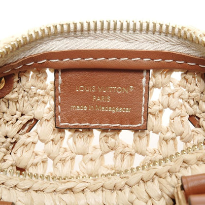 Louis Vuitton Shoulder Bag Nano Speedy Natural Tan Raffia