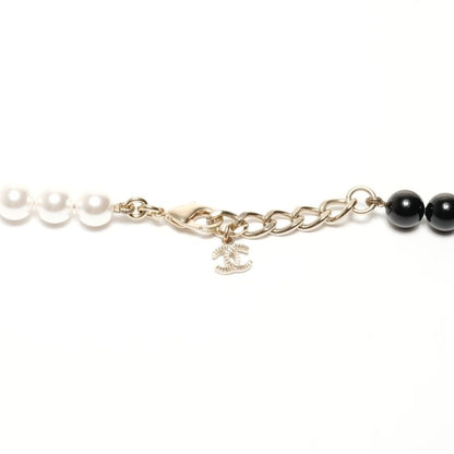 Chanel Necklace CC Logo Pearl