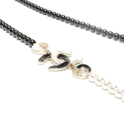 Chanel Necklace CC Logo Pearl