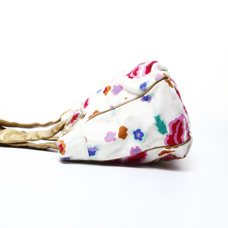 Chanel Tote Canvas Floral Pattern