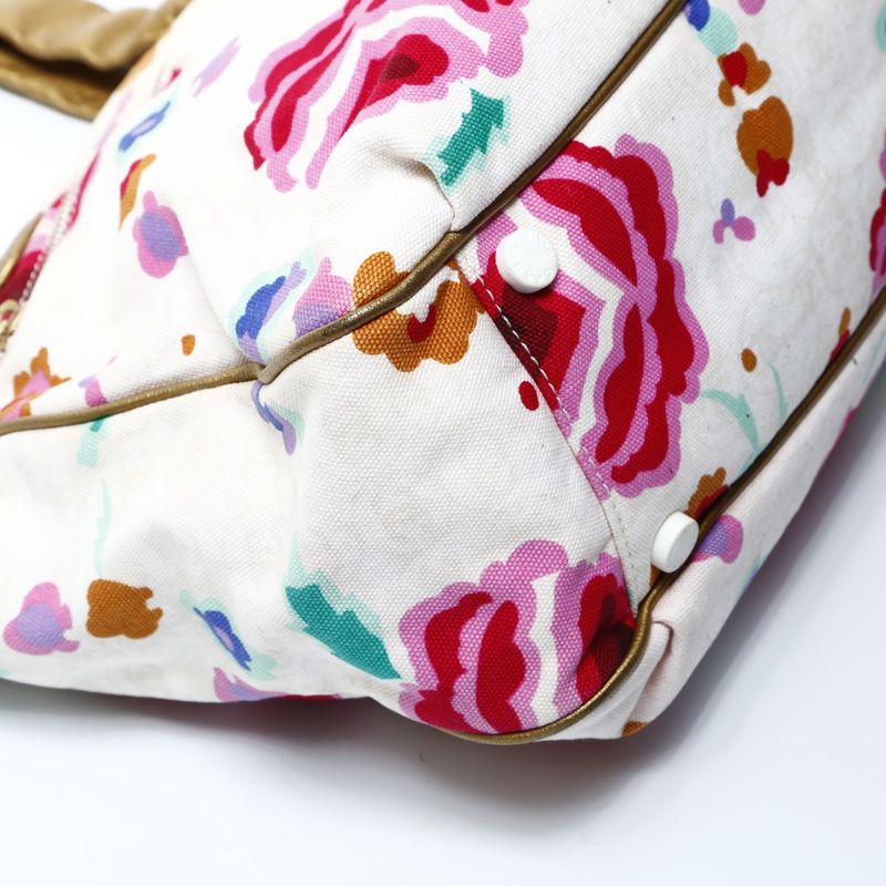 Chanel Tote Canvas Floral Pattern