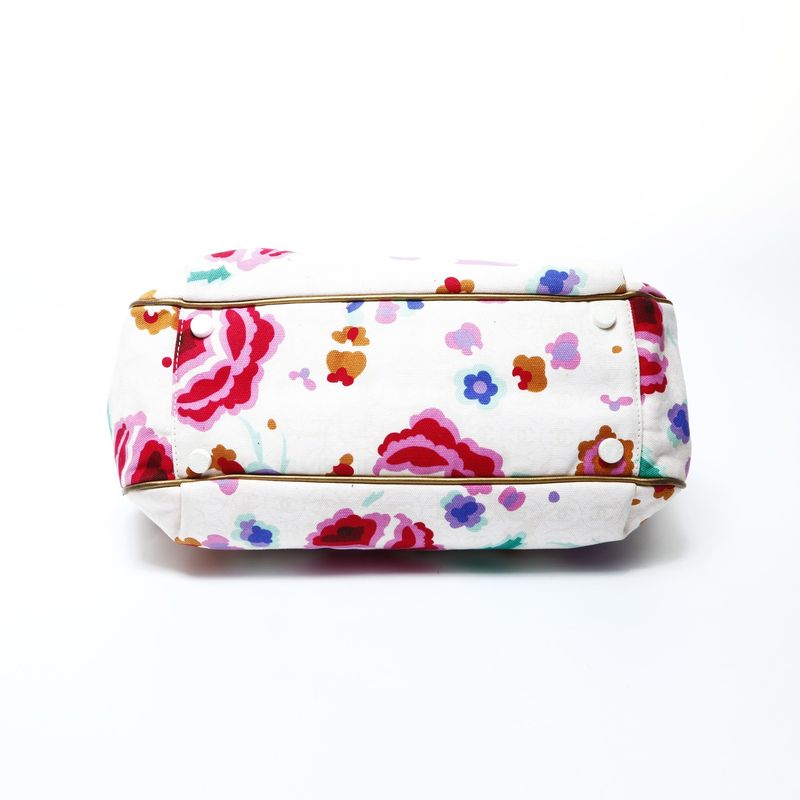 Chanel Tote Canvas Floral Pattern