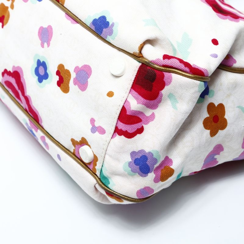 Chanel Tote Canvas Floral Pattern