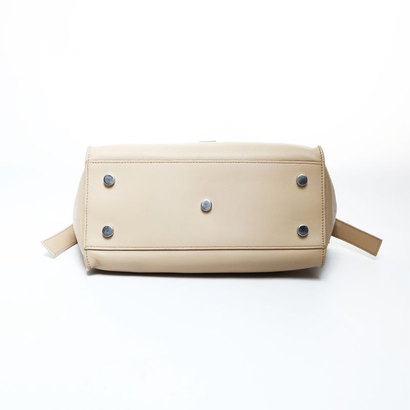 Saint Laurent Yves Handbag Downtown Cabas 2-Way Embossed