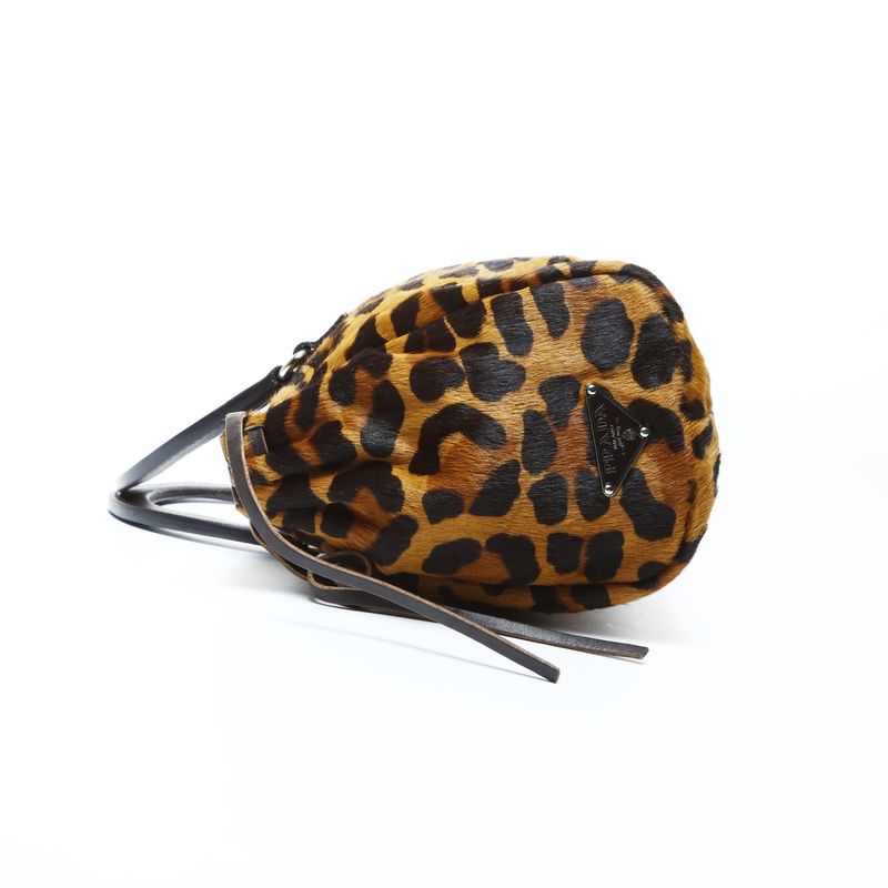 Prada Handbag Calf Hair Leopard