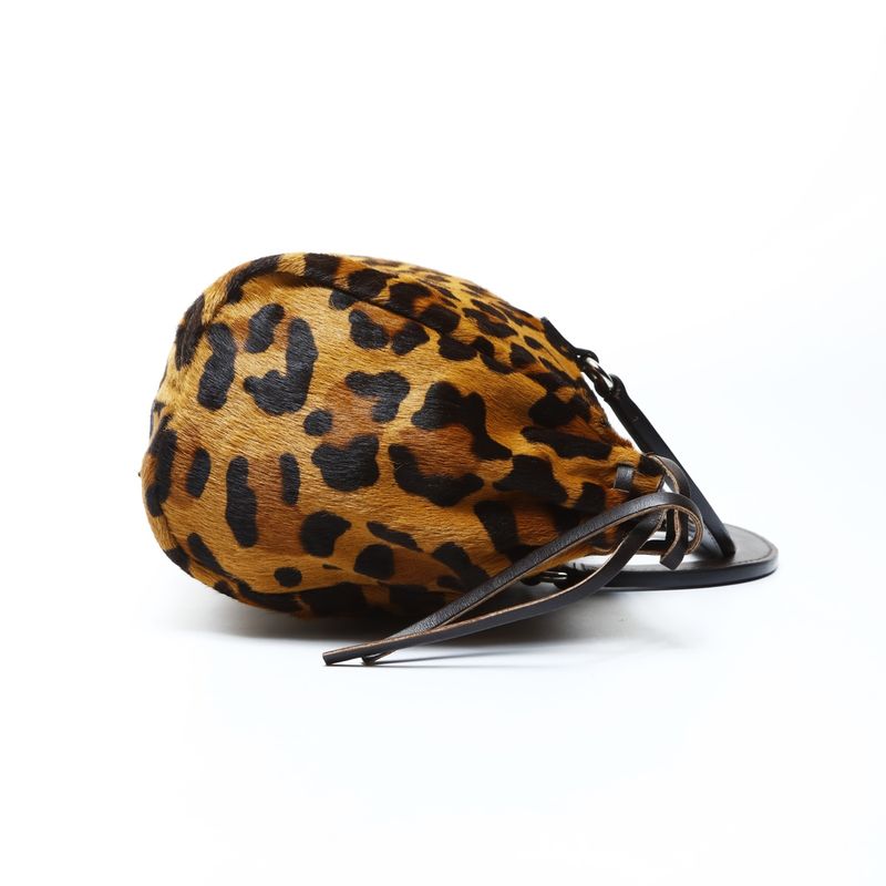 Prada Handbag Calf Hair Leopard