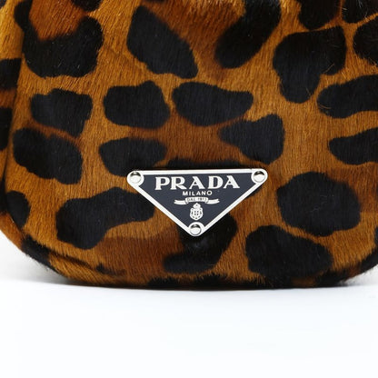 Prada Handbag Calf Hair Leopard