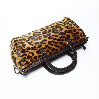 Prada Handbag Calf Hair Leopard