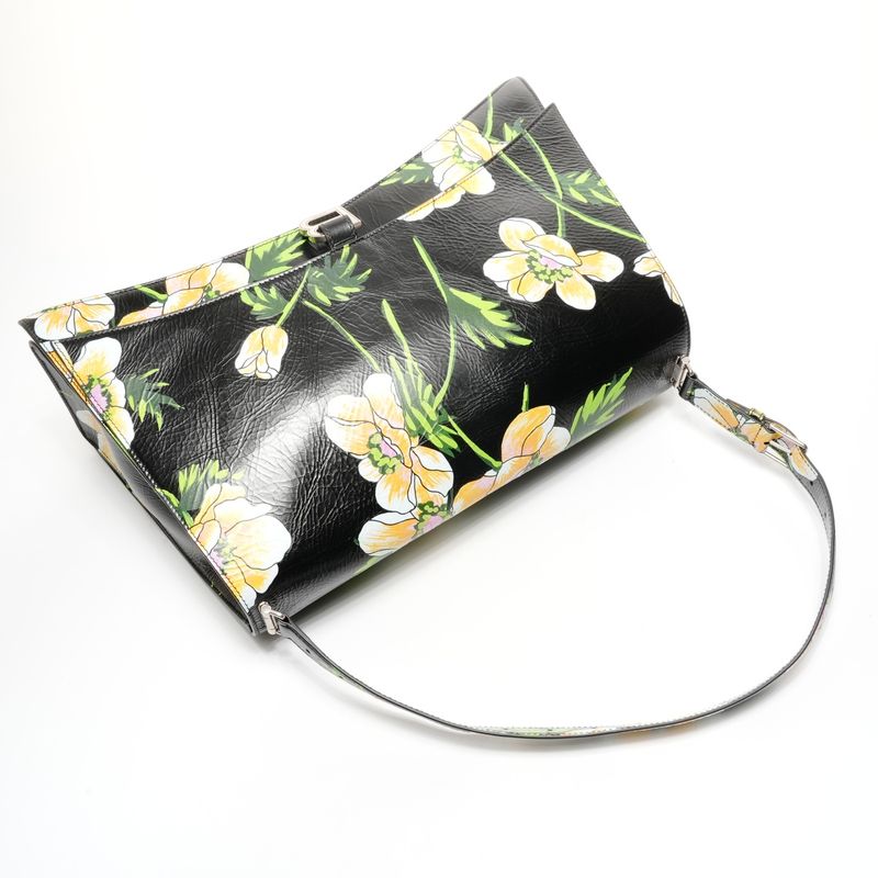 Balenciaga Shoulder Bag Crash L Floral