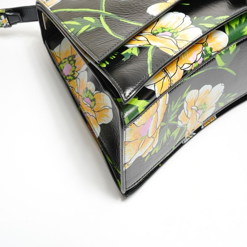 Balenciaga Shoulder Bag Crash L Floral