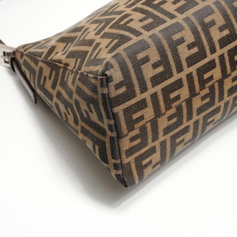 Fendi Shoulder Bag Zucca Mamma Bucket Canvas