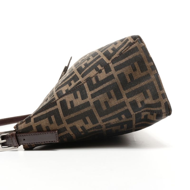 Fendi Shoulder Bag Zucca Mamma Bucket Canvas