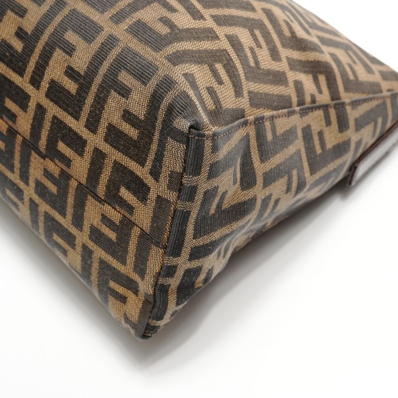 Fendi Shoulder Bag Zucca Mamma Bucket Canvas