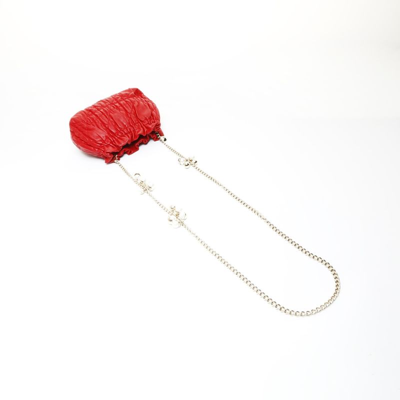 Dior Shoulder Bag Cannage Mini Pearl