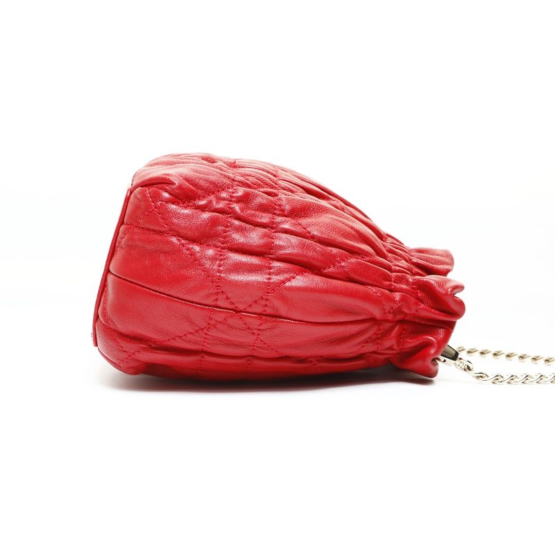 Dior Shoulder Bag Cannage Mini Pearl