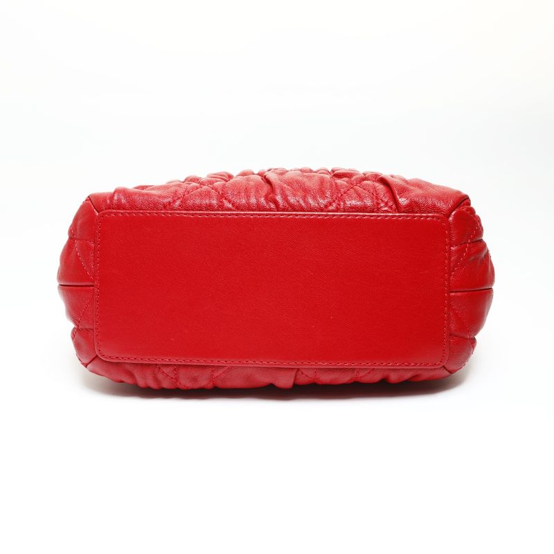 Dior Shoulder Bag Cannage Mini Pearl