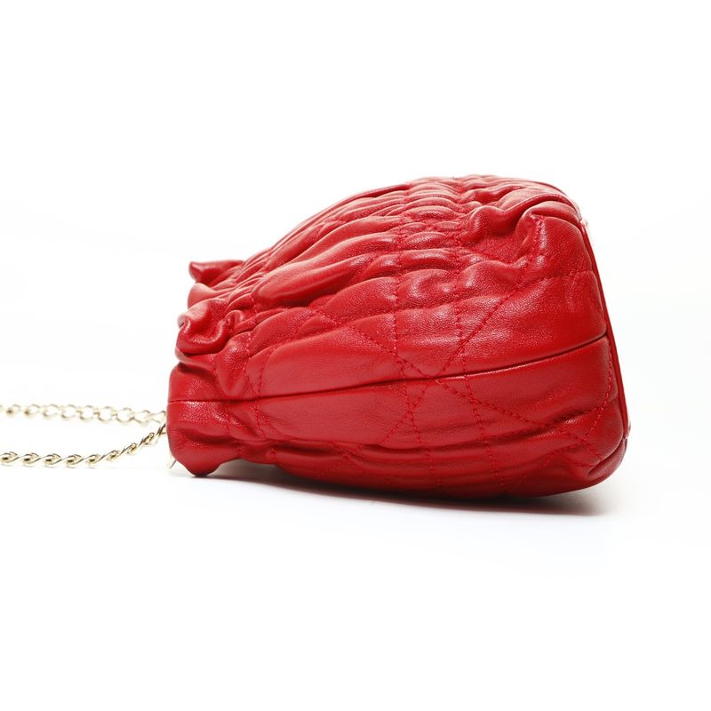 Dior Shoulder Bag Cannage Mini Pearl