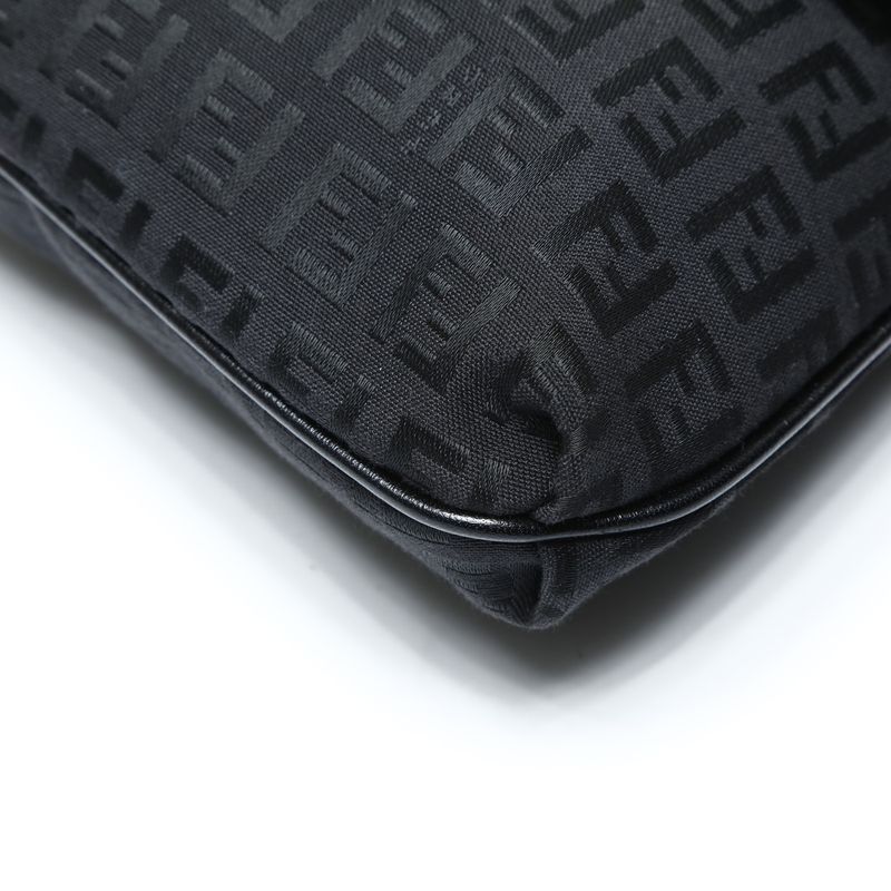 Fendi Shoulder Bag Mamma Bucket Canvas
