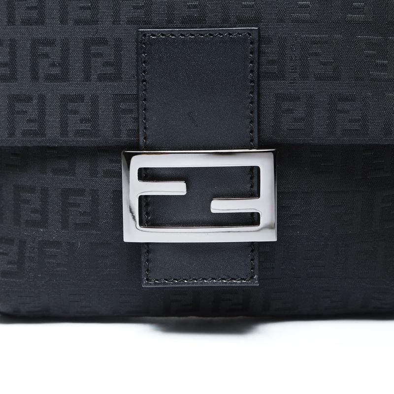 Fendi Shoulder Bag Mamma Bucket Canvas