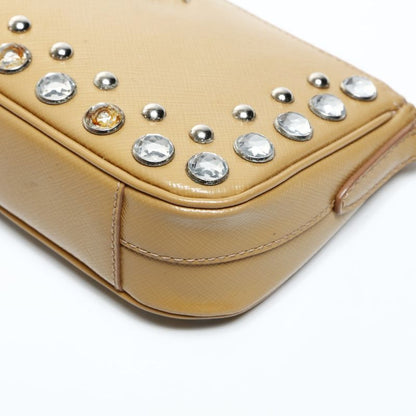 Prada Shoulder Bag Bijoux Patent Leather Pouch