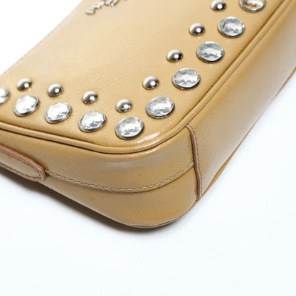 Prada Shoulder Bag Bijoux Patent Leather Pouch
