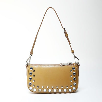 Prada Shoulder Bag Bijoux Patent Leather Pouch