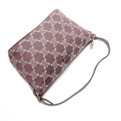 Celine Shoulder Bag Macadam Canvas Hobo