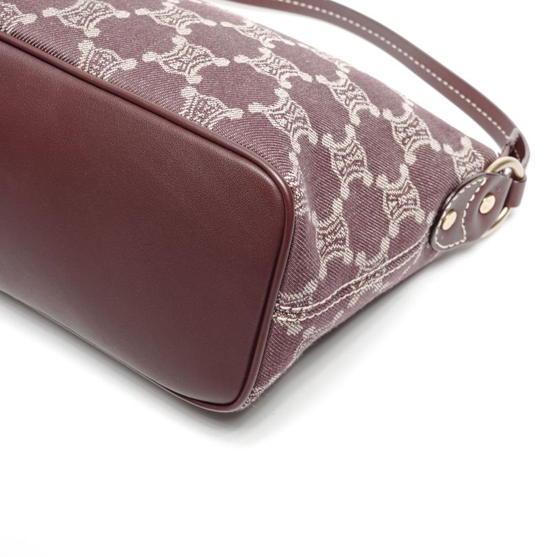 Celine Shoulder Bag Macadam Canvas Hobo