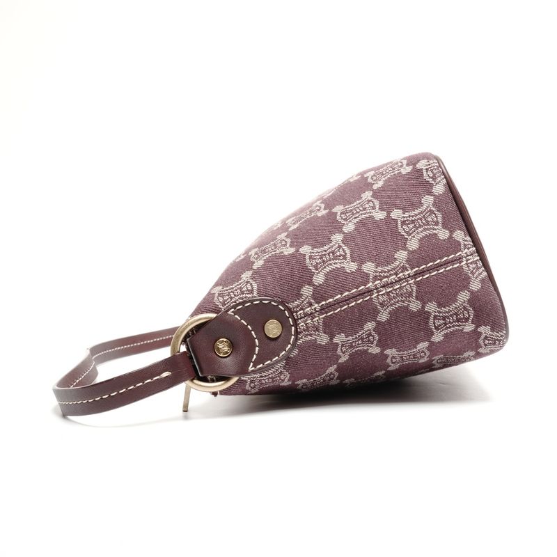 Celine Shoulder Bag Macadam Canvas Hobo
