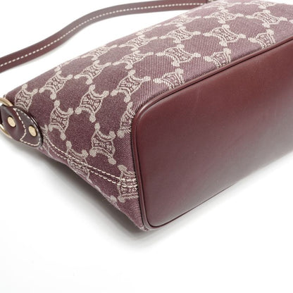 Celine Shoulder Bag Macadam Canvas Hobo