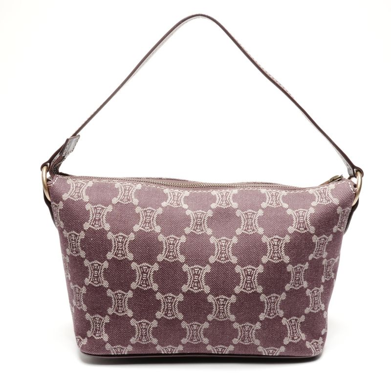 Celine Shoulder Bag Macadam Canvas Hobo