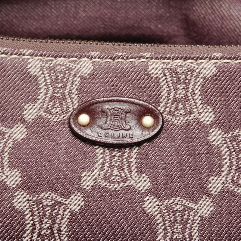 Celine Shoulder Bag Macadam Canvas Hobo