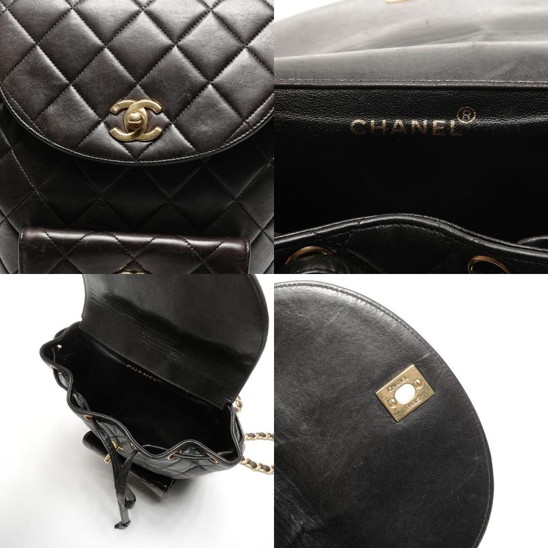 Chanel Backpack Lambskin Duma Quilted