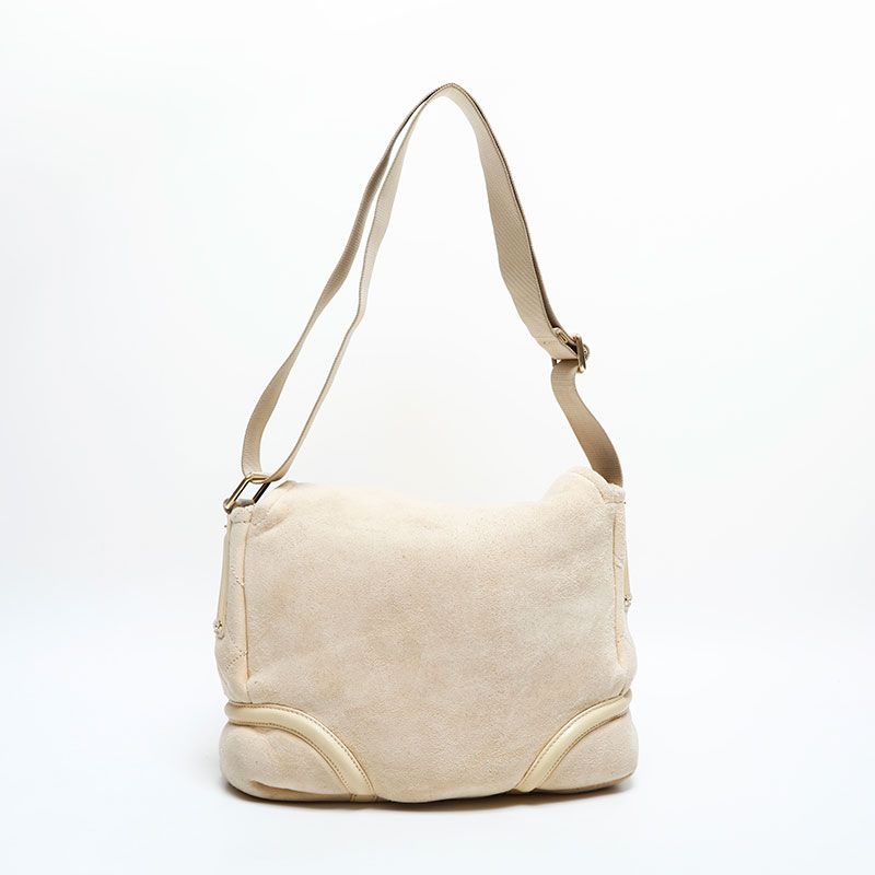 Chanel Shoulder Bag Suede CC Logo Flap Chain