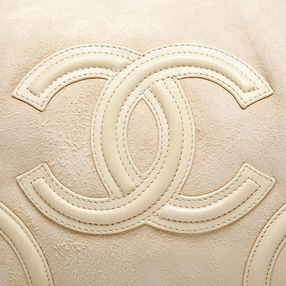 Chanel Shoulder Bag Suede CC Logo Flap Chain