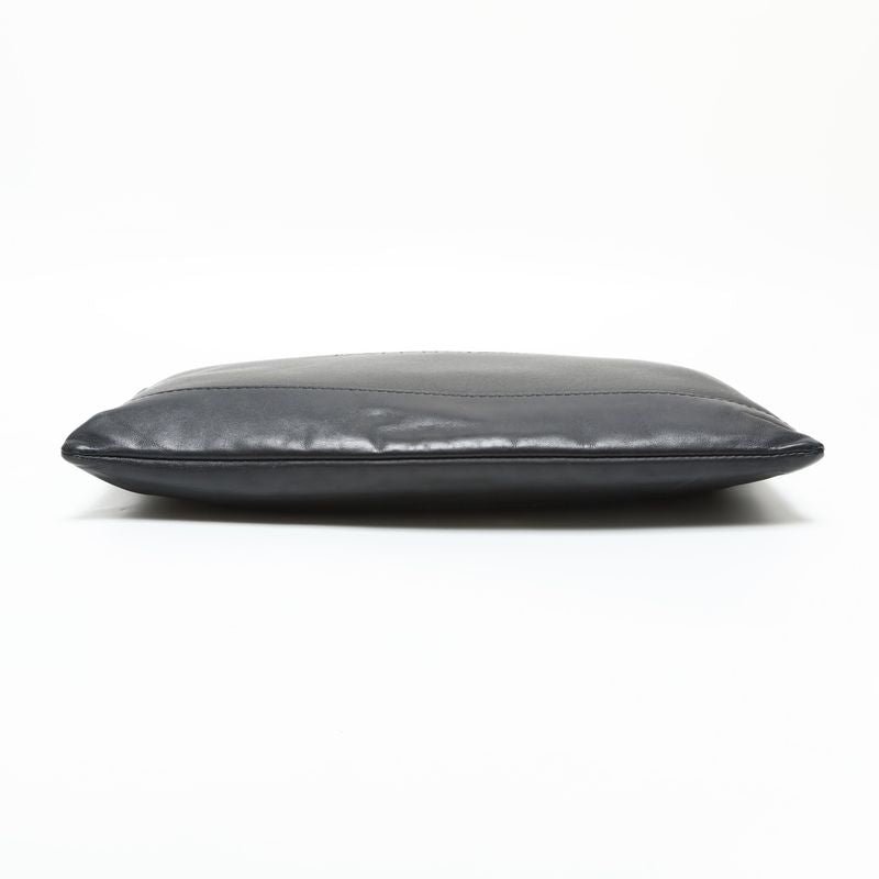 Balenciaga Clutch M Leather Clip Logo