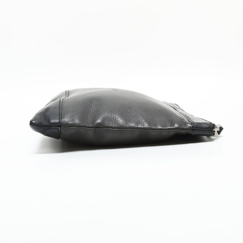 Balenciaga Clutch M Leather Clip Logo