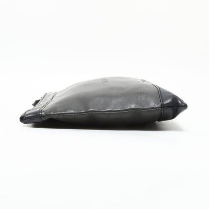 Balenciaga Clutch M Leather Clip Logo