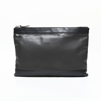 Balenciaga Clutch M Leather Clip Logo