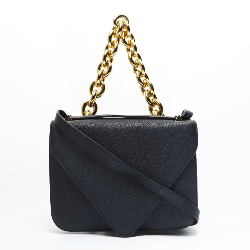 Bottega Veneta Shoulder Bag Leather Mount Envelope Chain